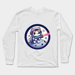 Cat Pew Pew Long Sleeve T-Shirt